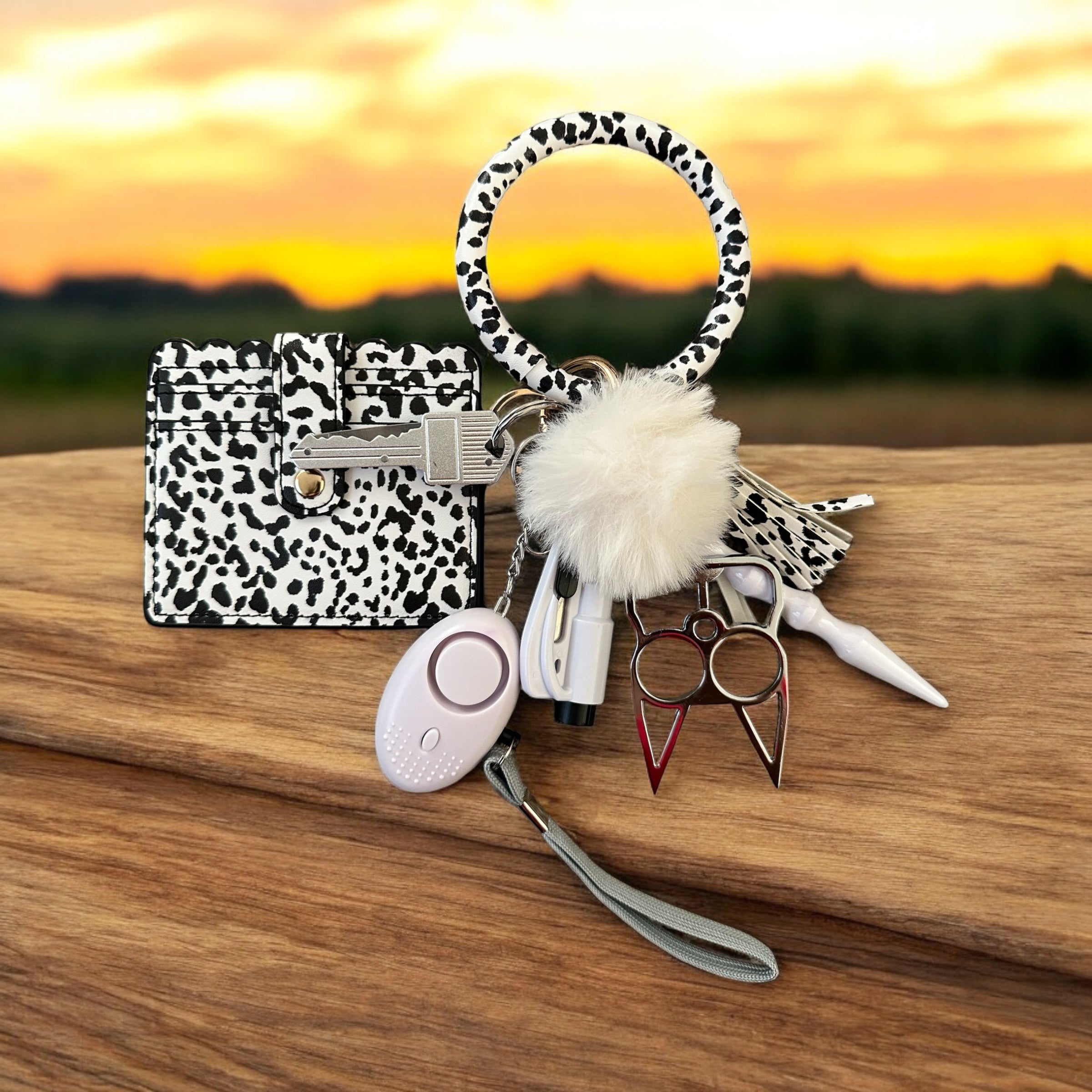 Wallet keychain set